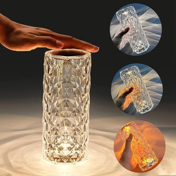 Diamond Crystal Table Lamp
