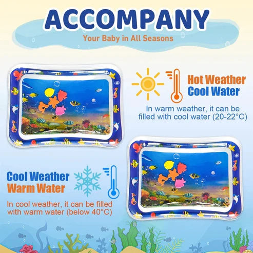 BABY INFLATABLE WATER MAT, KIDS ACTIVITY TOY