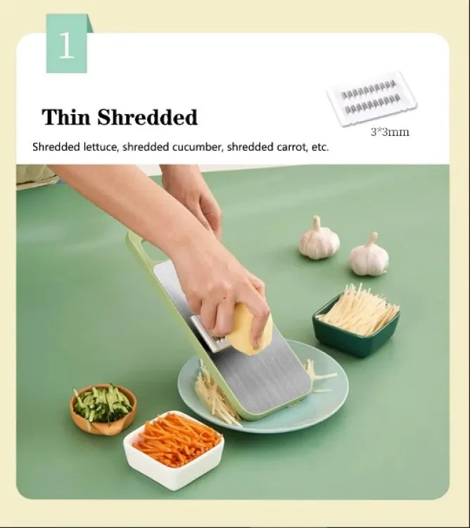 5-in-1 Multifunctional High-Quality Vegetable & Fruit Slicer