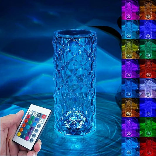 Diamond Crystal Table Lamp