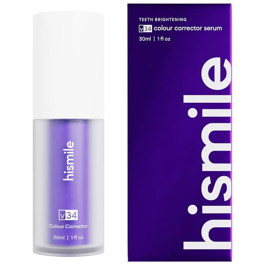 Hismile V34 Purple Color Corrector Teeth Toothpaste Effective Whitening Teeth Mousse Oral Cleaning Whitening